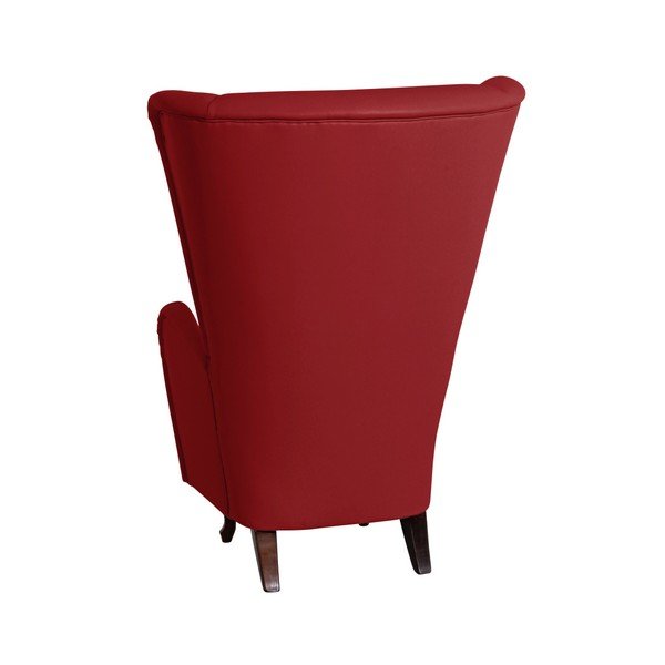 Červené kreslo z imitácie kože Max Winzer Aurora-image-4