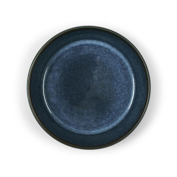 Čierna/modrá kameninová miska Gastro Dark Blue/Black – Bitz-image-1