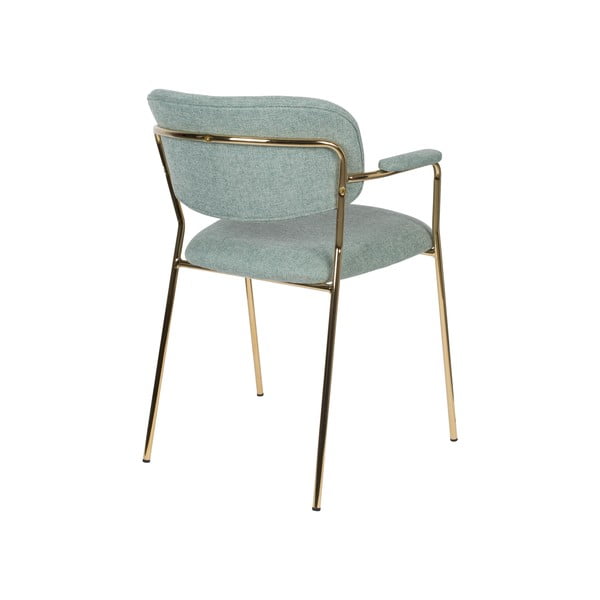 Svetlozelené jedálenské stoličky v súprave 2 ks Jolien – White Label-image-4