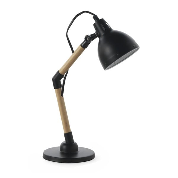 Čierna stolová lampa Geese Industrial
