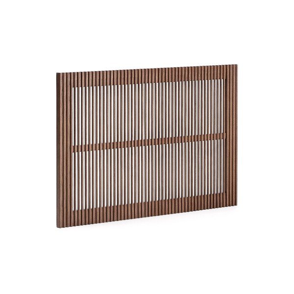 Čelo postele z jaseňového dreva v tmavo prírodnej farbe 105x70 cm Beyla – Kave Home