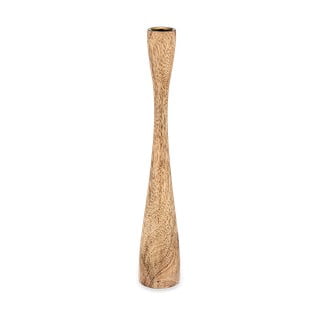 Svietnik z mangového dreva Nkuku Himba, výška 30,5 cm