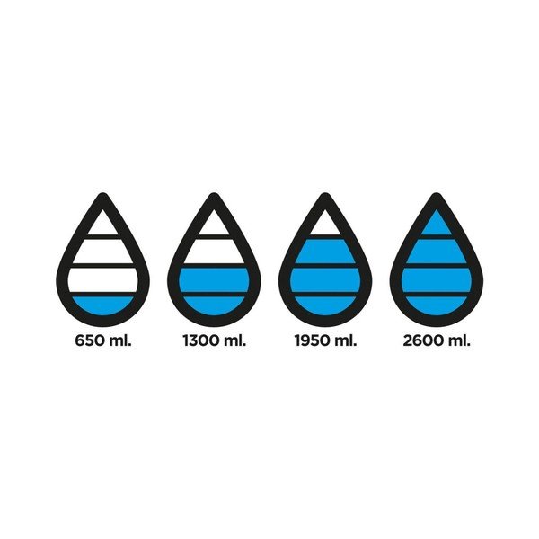 Čierna cestovná fľaša XD Design Aqualicious-image-2