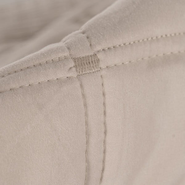 Béžový prešívaný pléd 180x260 cm – Ixia-image-3