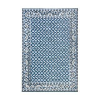 Modro-krémový vonkajší koberec NORTHRUGS Royal, 115 x 165 cm