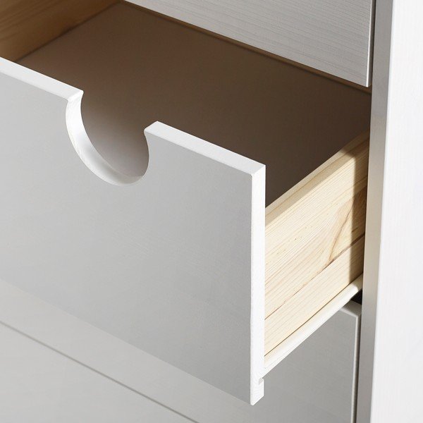 Komoda so štyrmi zásuvkami Karup Design House Natural/White-image-1