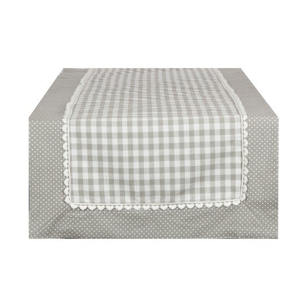 Behúň Basic Hearts 50x140 cm, sivý