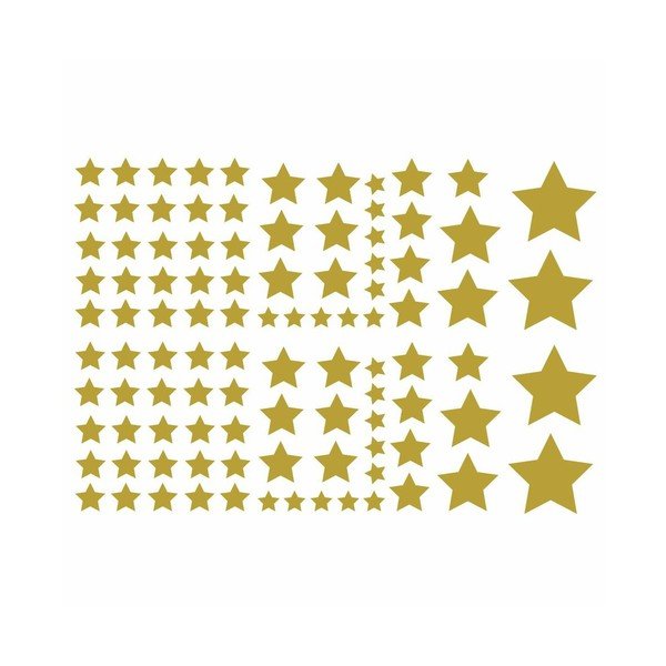 Sada 100 samolepiek Fanastick Golden Stars-image-2