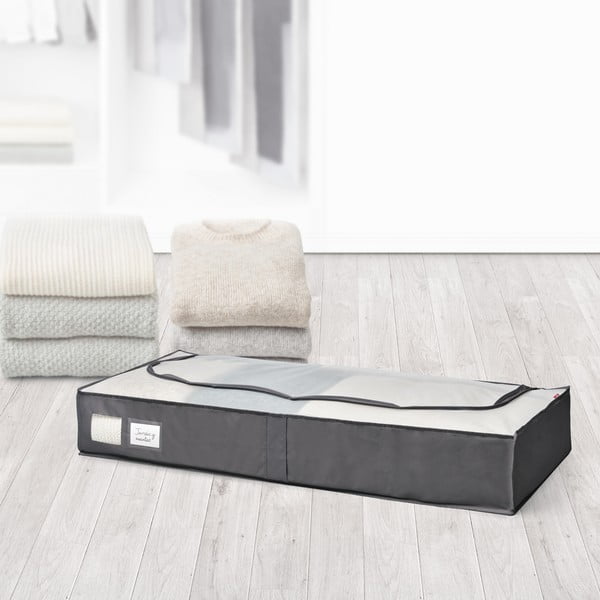 Vystužený látkový úložný box pod posteľ – Rayen-image-1