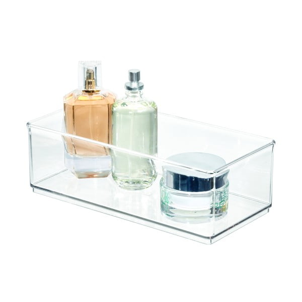 Transparentný úložný box iDesign The Home Edit, 11,9 x 24 x 8,1 cm-image-3