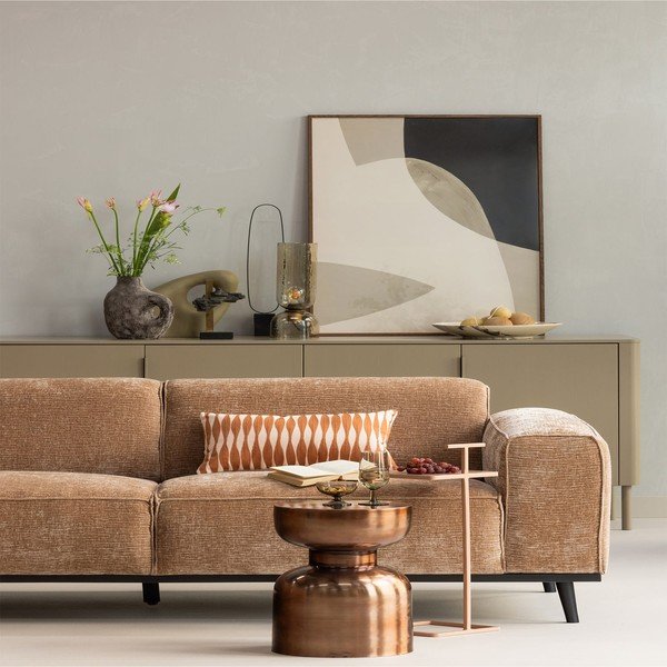 Kovový okrúhly odkladací stolík ø 30 cm Frits – WOOOD-image-1