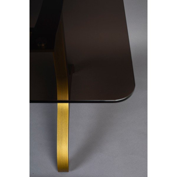 Jedálenský stôl so sklenenou doskou Dutchbone Sansa, 180 x 90 cm-image-2