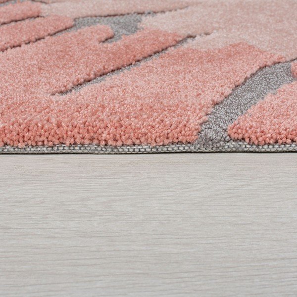 Ružovo-žltý koberec Flair Rugs Woodgrain, 120 x 170 cm-image-3