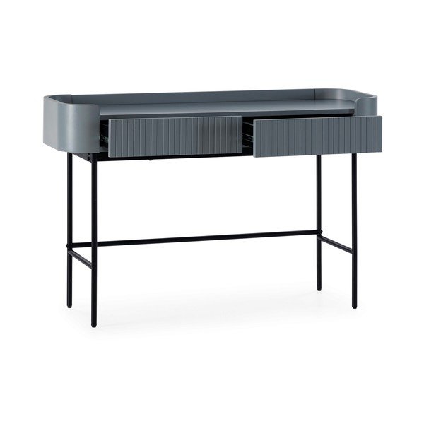 Modrý konzolový stolík 40x120 cm Willa – MOME-image-2