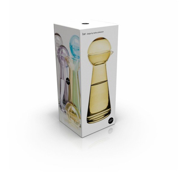 Jantárová karafa na víno Sagaform Birdie, 0,5 l-image-4