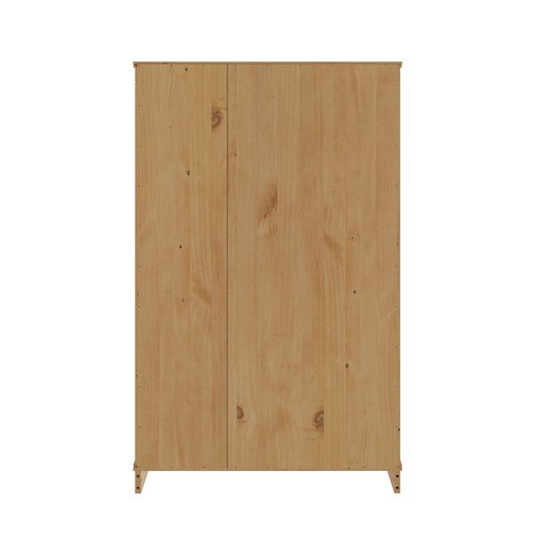 Knižnica z borovicového dreva v svetlo prírodnej farbe 74x118x35 cm Anita – Støraa-image-4