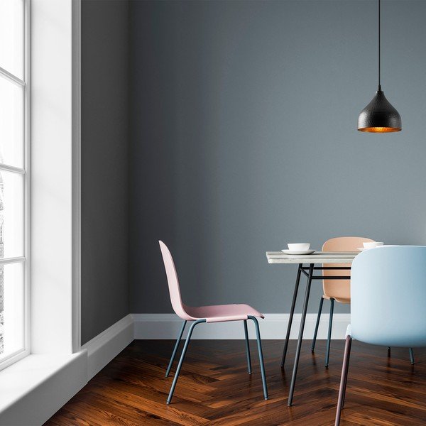 Čierne závesné svietidlo s kovovým tienidlom ø 18 cm Tattoo – Opviq lights-image-1