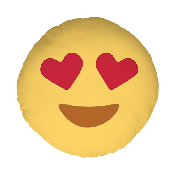 Vankúš Emoji Hearts, 39 cm