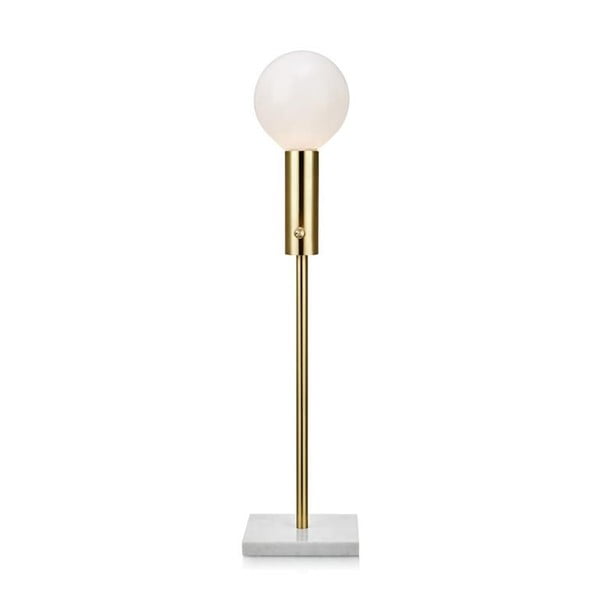 Biela stolová lampa Markslöjd Marble