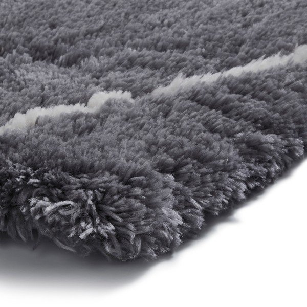 Sivo-krémový ručne tuftovaný koberec Think Rugs Morocco Grey & Cream, 150 × 230 cm-image-3