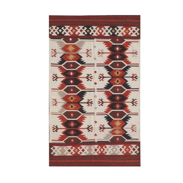 Ručne tkaný vlnený koberec Kilim Kushal, 150x245 cm