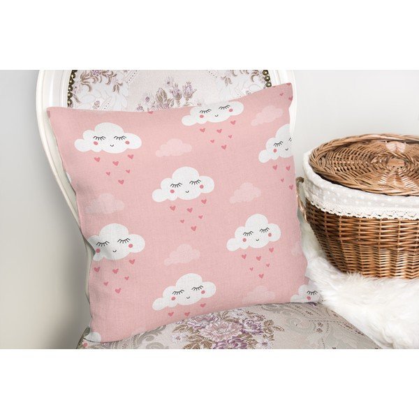 Obliečka na vankúš s prímesou bavlny Minimalist Cushion Covers Modern Cloud Modern, 45 × 45 cm-image-1