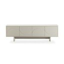 Krémovobiely TV stolík 180x55x40 cm Solei – MOME