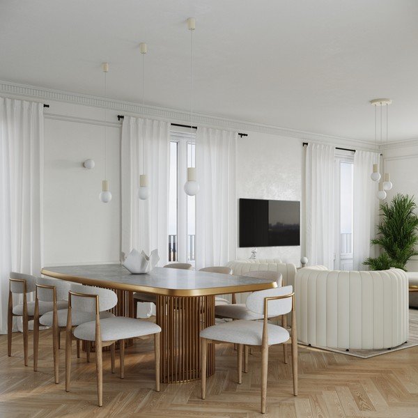 Krémové závesné svietidlo so skleneným tienidlom ø 12 cm Orbital – Sollux-image-2