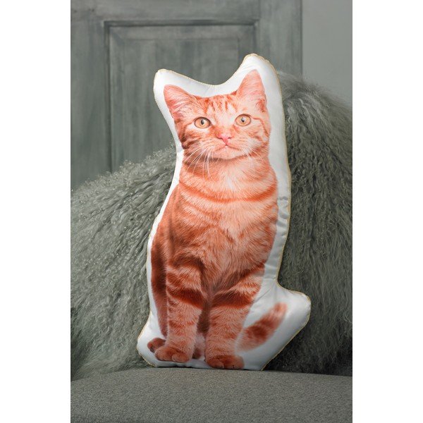 Vankúšik s potlačou ryšavej mačky Adorable Cushions-image-1