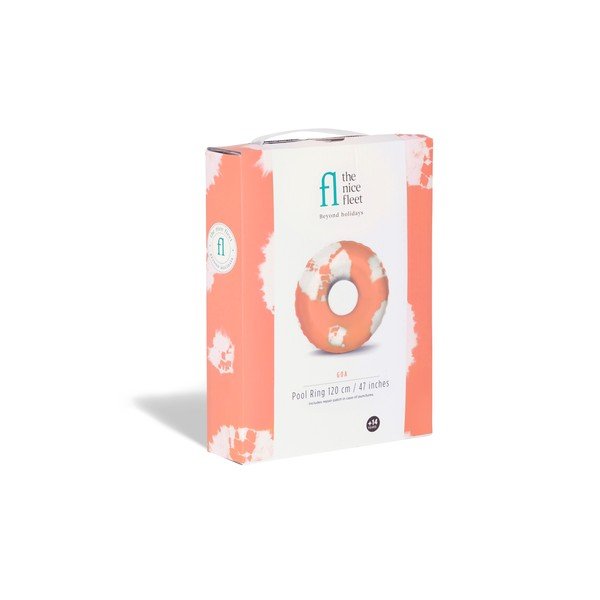 Oranžový nafukovací kruh The Nice Fleet Goa, ø 120 cm-image-2