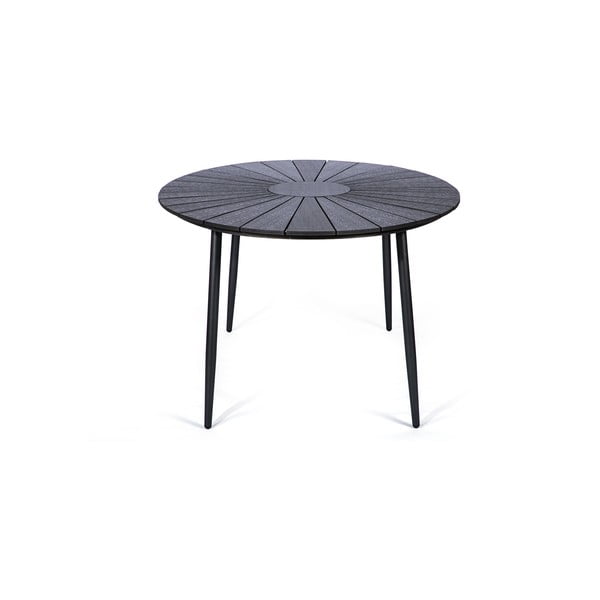 Čierny záhradný stôl s artwood doskou Bonami Selection Marienlist, 190 x 115 cm-image-3