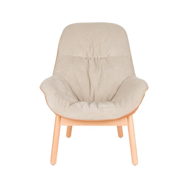 Béžové kreslo Duke – White Label-image-2