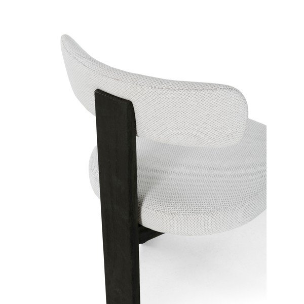 Čierne/svetlosivé čalúnené jedálenské stoličky v súprave 2 ks Nadia – MOME-image-3