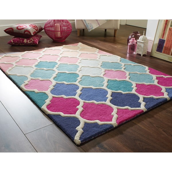 Vlnený koberec Flair Rugs Rosella, 80 × 150 cm-image-1