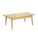 Konferenčný stolík v dekore duba v prírodnej farbe 60x120 cm Nice – Woodman
