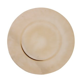 Béžový sklenený tanier Brandani Sottopiatto, ⌀ 32 cm