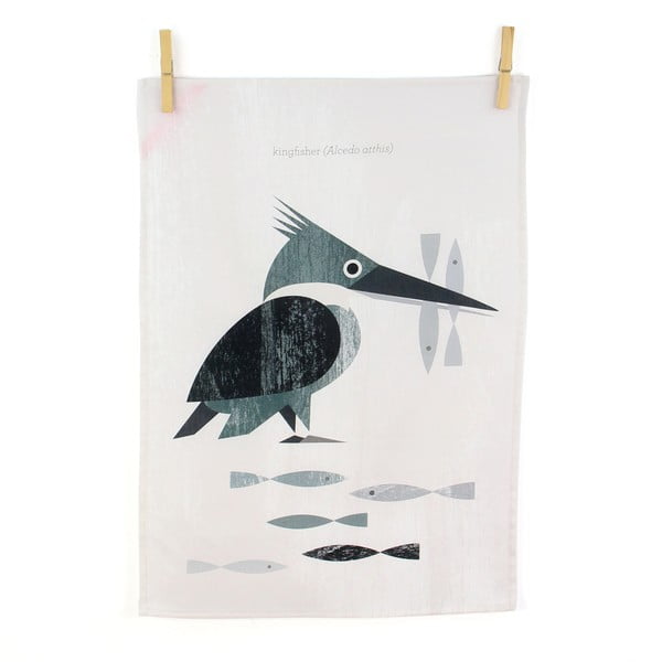 Súprava 2 bavlnených kuchynských utierok Happy Friday Basic Kingfisher, 70 x 50 cm-image-2