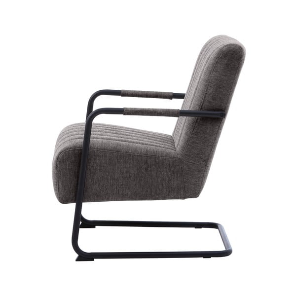Tmavosivé kreslo Trout – Unique Furniture-image-3