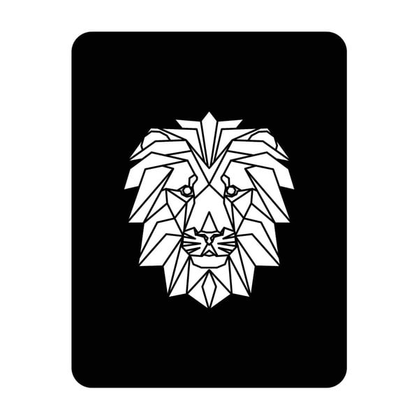 Nástenná svetelná dekorácia Lion, 67 × 82 cm