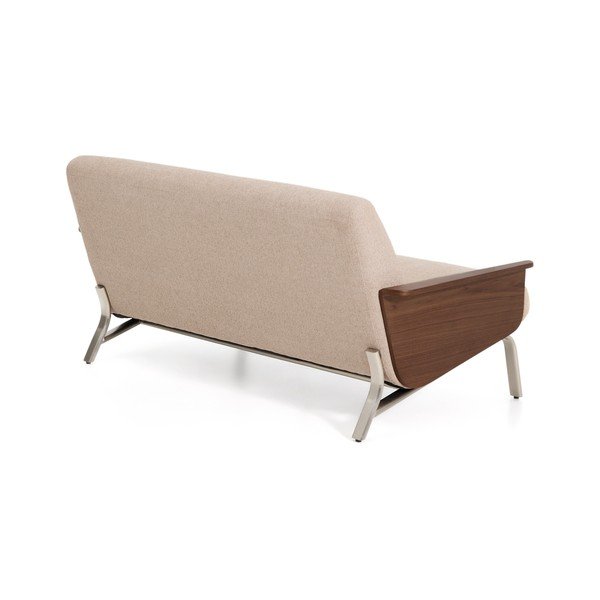 Svetlohnedá ženilková pohovka 165 cm Amsen – Kave Home-image-4