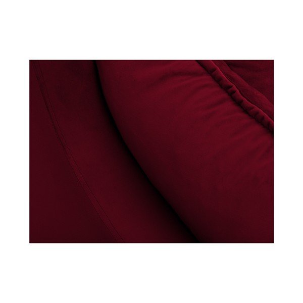 Červená zamatová pohovka Mazzini Sofas Freesia, 150 cm-image-4