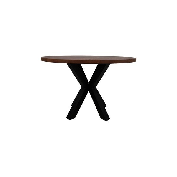 Guľatý jedálenský stôl s doskou z mangového dreva HMS collection, ⌀ 120 cm-image-2