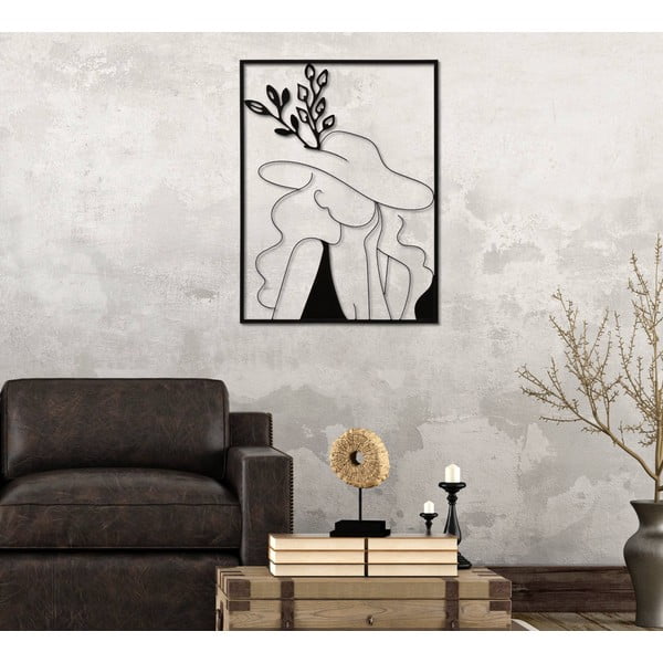 Kovová nástenná dekorácia 60x80 cm Elegant - Mauro Ferretti-image-1