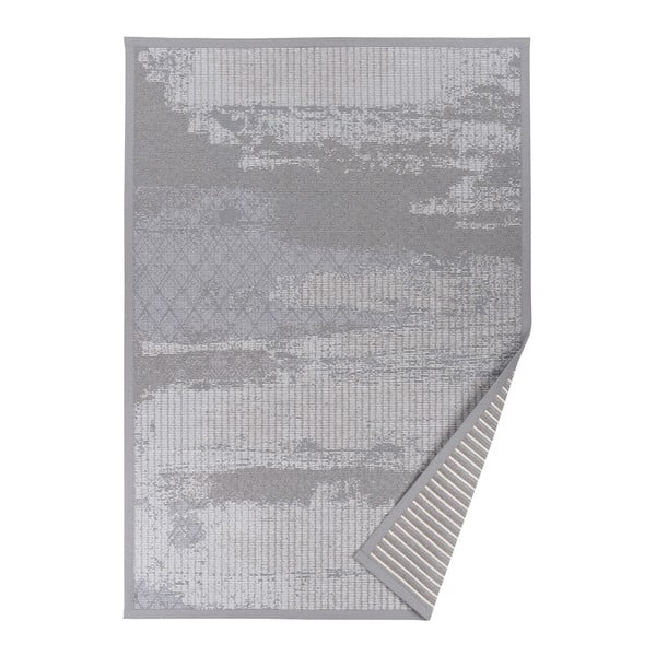Sivý vzorovaný obojstranný koberec Narma Nehatu, 140 x 200 cm