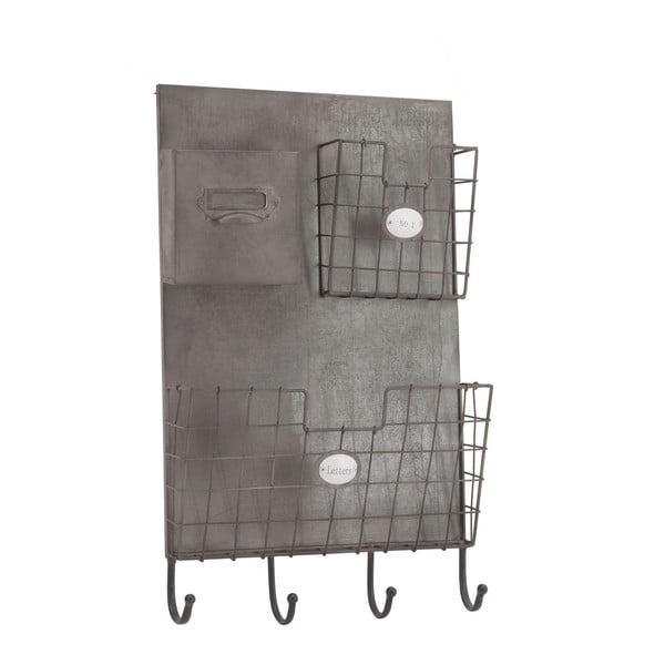 Nástenný kovový vešiak/držiak na noviny InArt , 35 x 57 cm