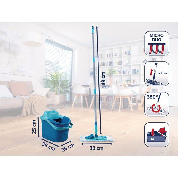 Mop s vedierkom PowerClean M – LEIFHEIT-image-2