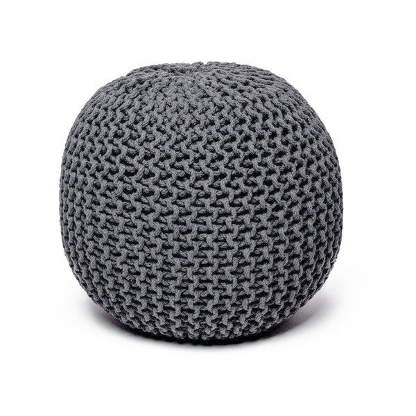 Tmavosivý puf na sedenie Bonami Essentials Jagger