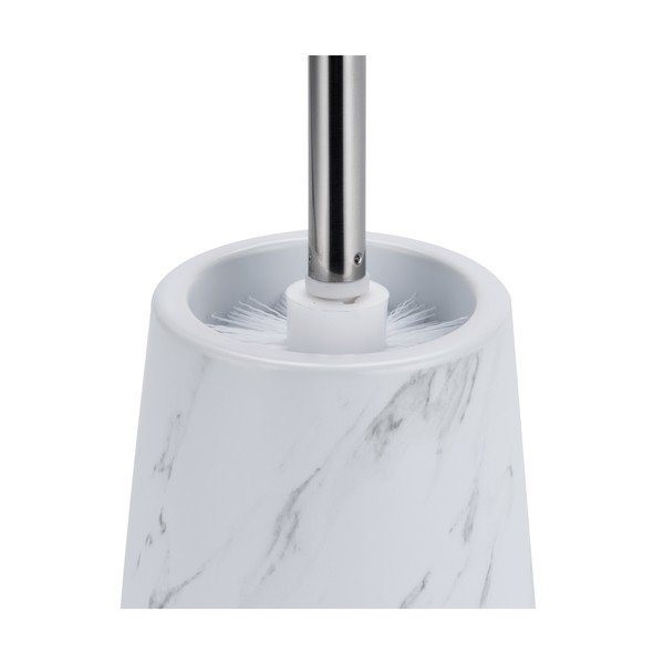 Biela keramická WC kefa Marble - Tomasucci-image-1