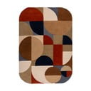 Ručne tkaný vlnený koberec v terakotovej farbe 120x170 cm Mia Arch – Flair Rugs