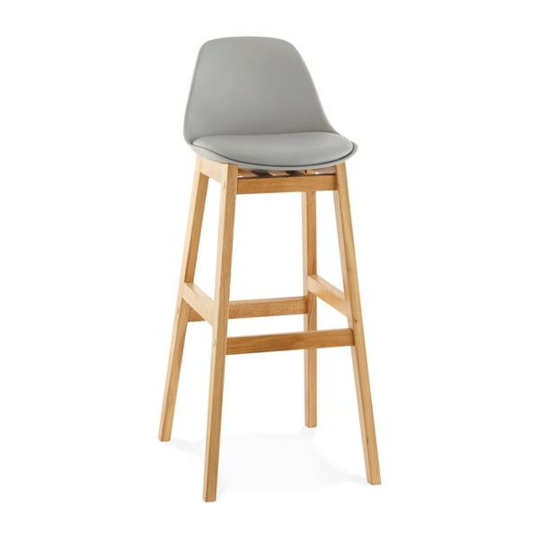 Sivá barová stolička Kokoon Elody, výška 102 cm